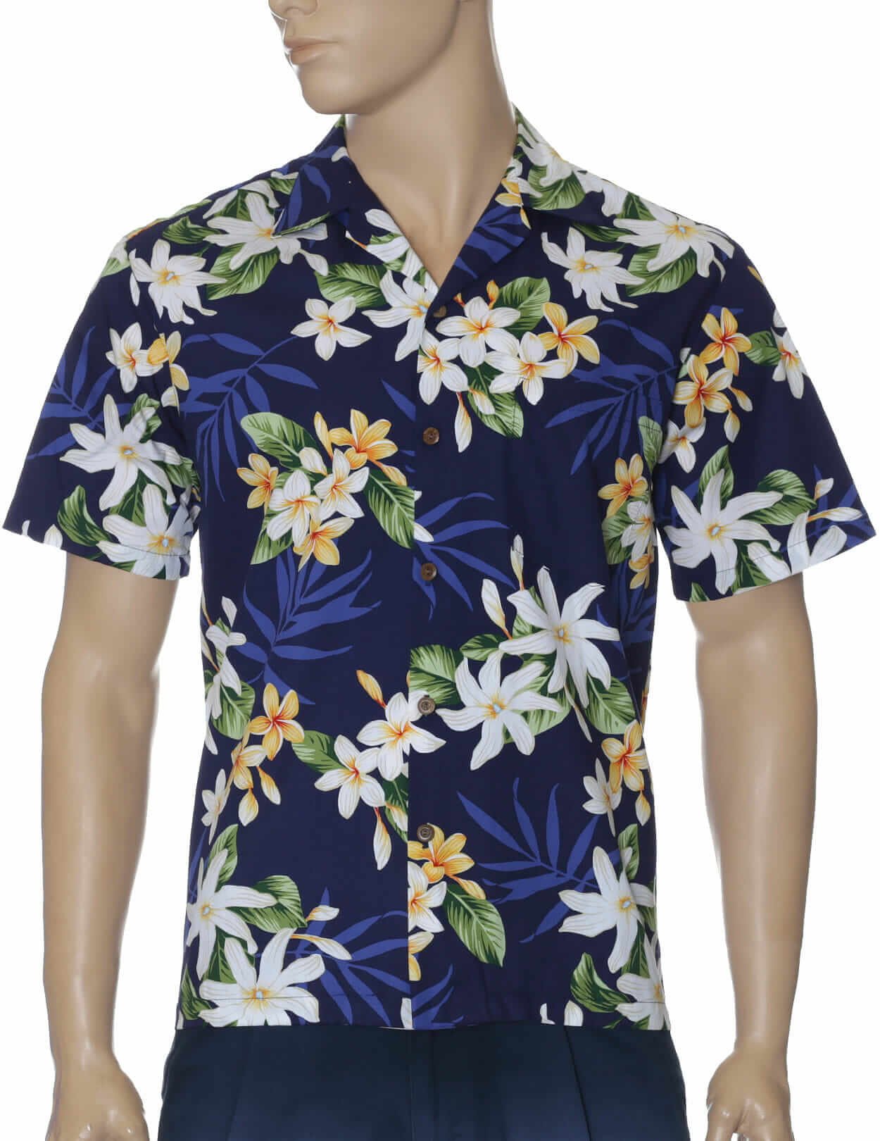 Lanakila Cotton Aloha Shirt Blue