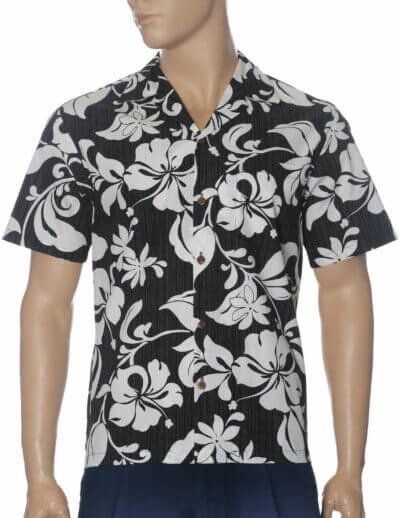 Maui NO KA 'OI Hawaiian Shirt Black