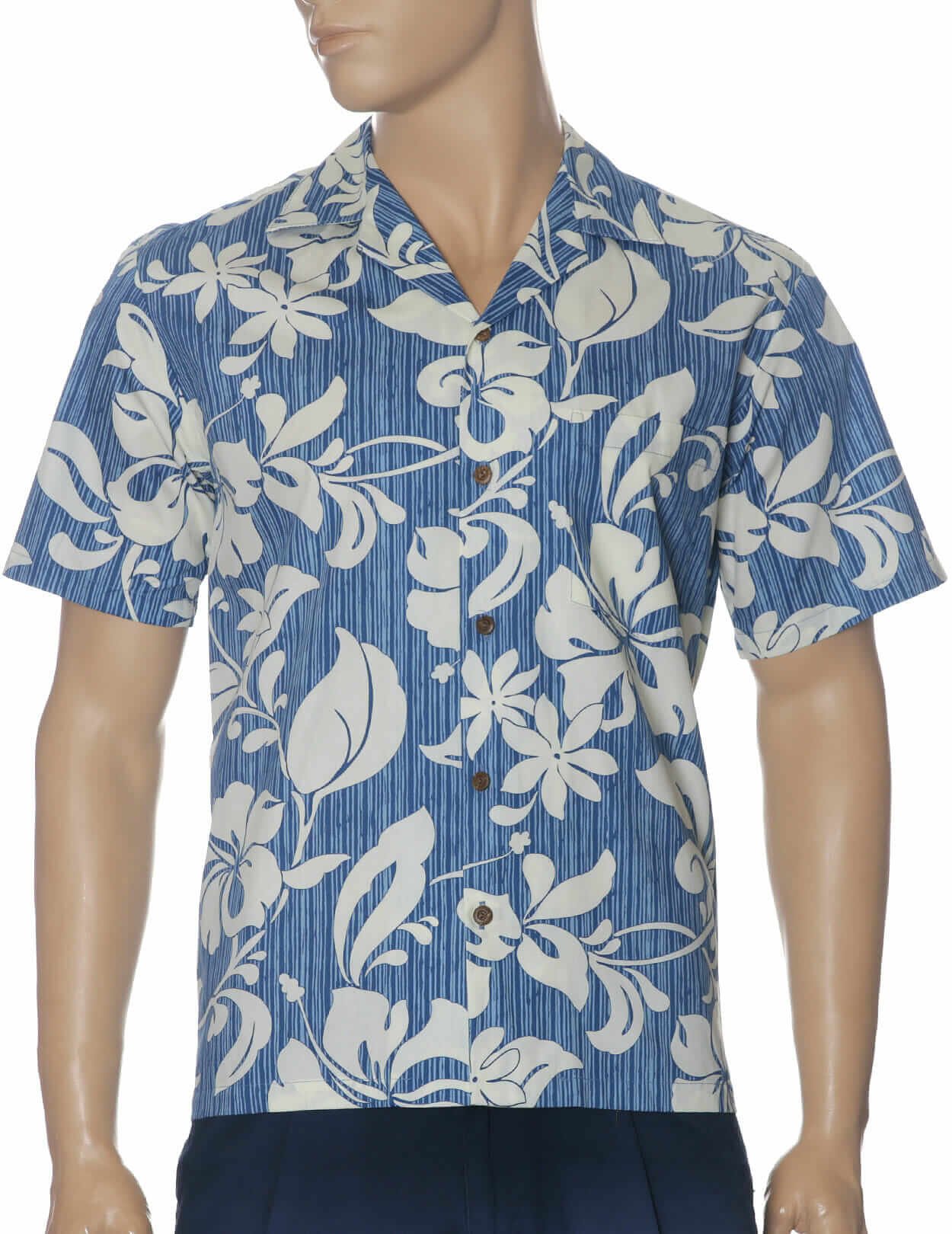 Maui NO KA 'OI Hawaiian Shirt Blue
