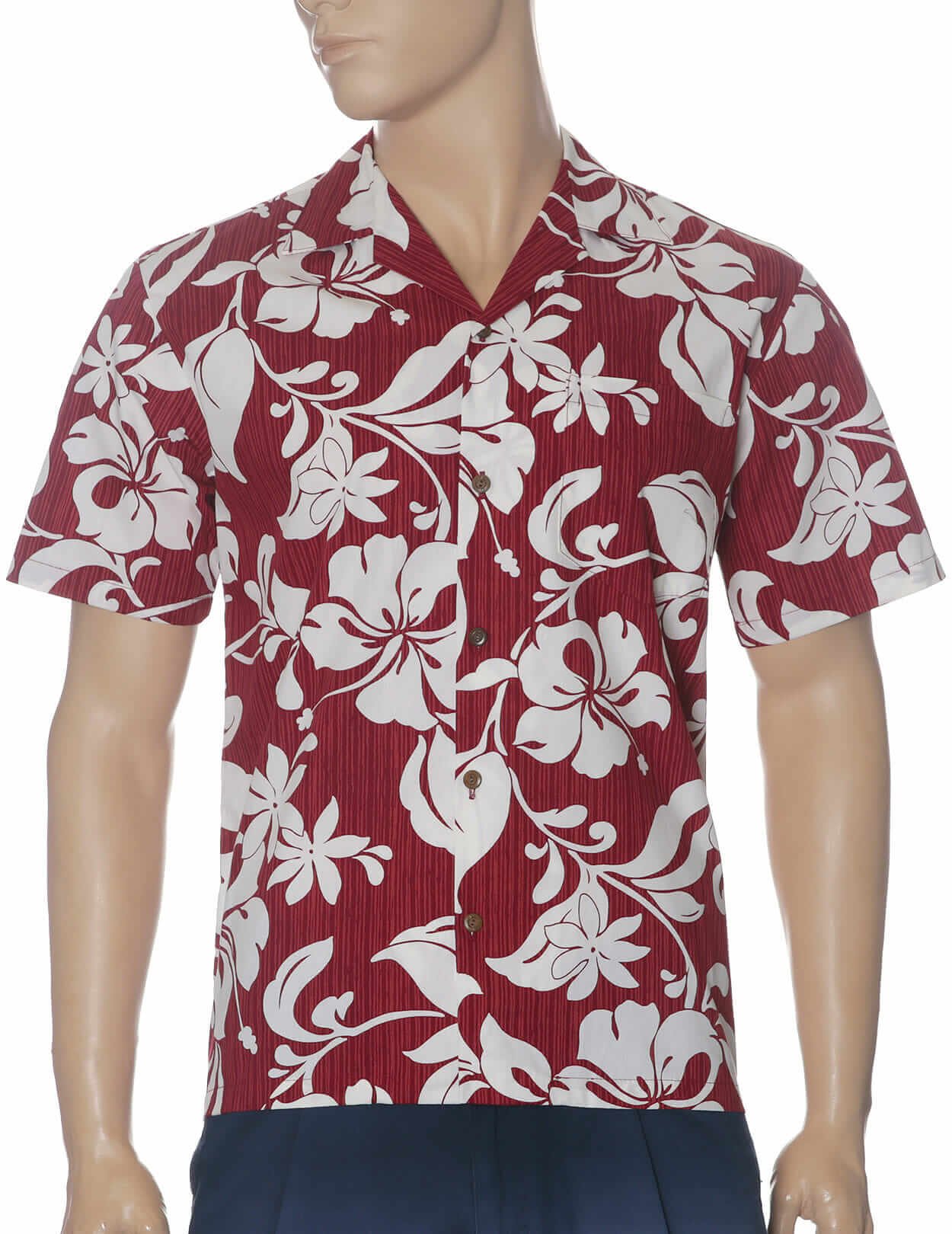 Maui NO KA 'OI Hawaiian Shirt Red