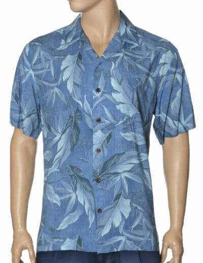 Iao Aloha Men's Shirt Blue