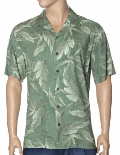 Iao Aloha Men's Shirt Green
