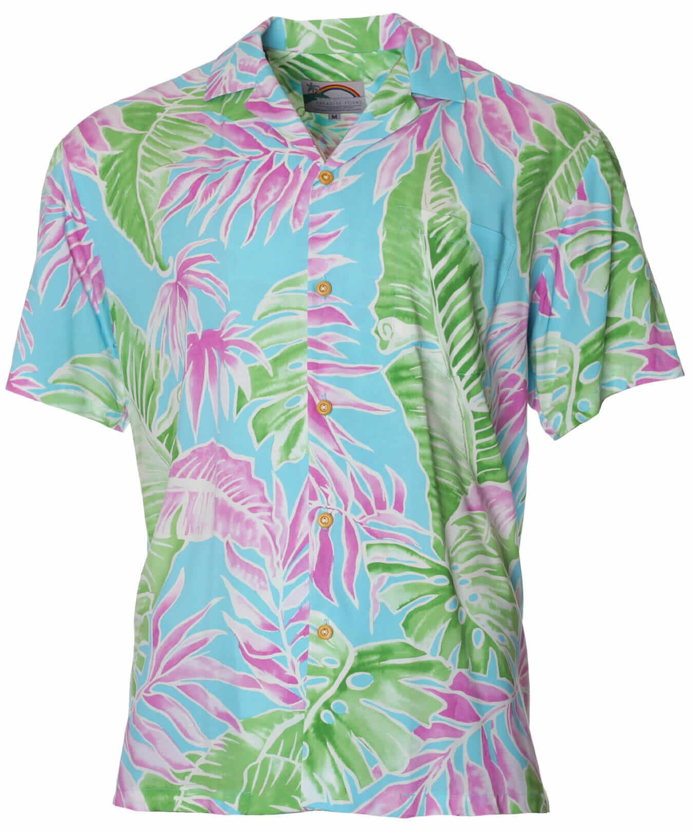 Royal Palms Aloha Shirt Aqua