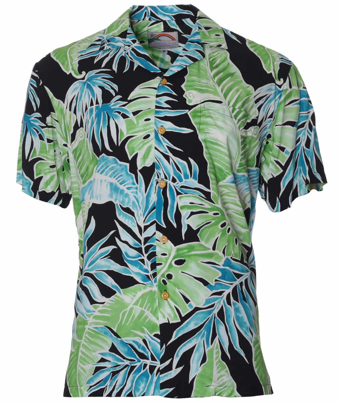 Royal Palms Aloha Shirt Black