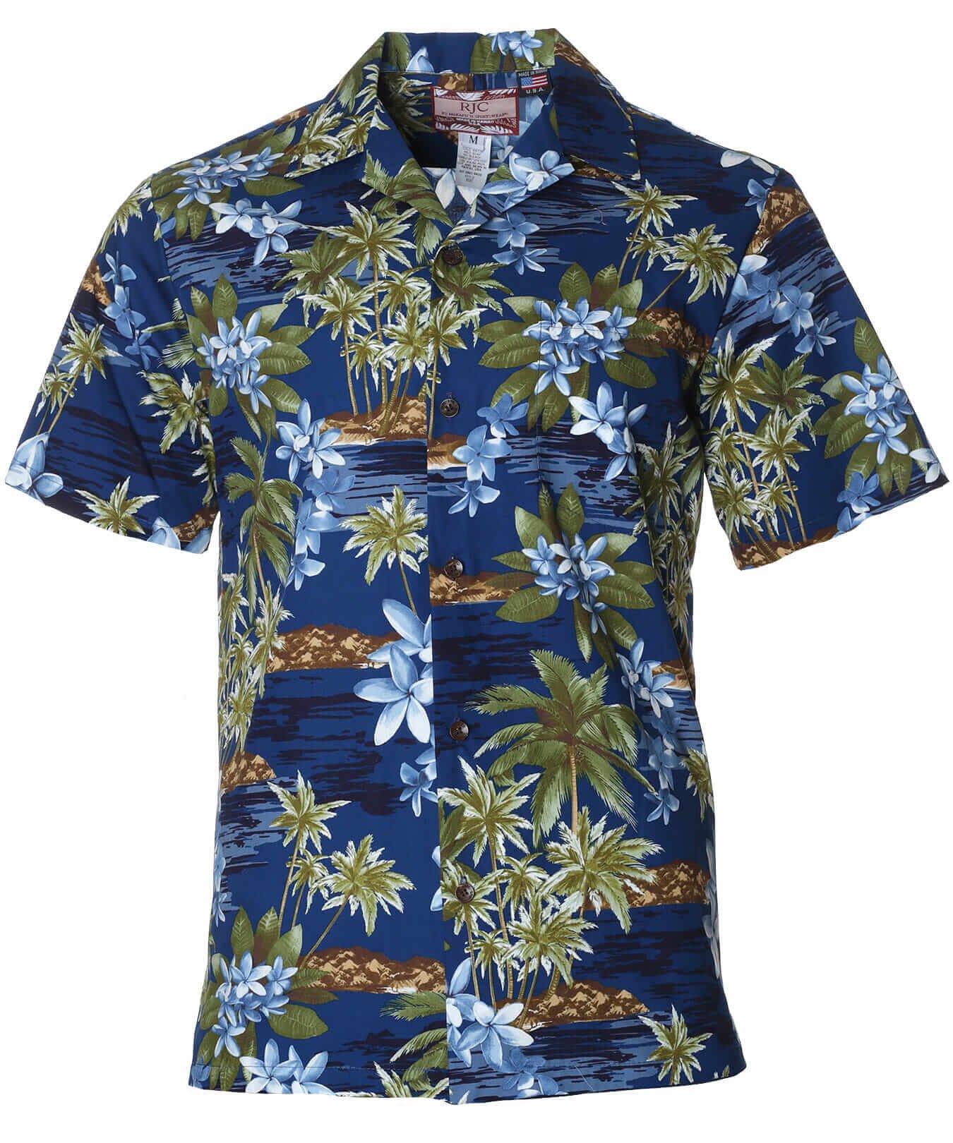 Makakilo Men's Aloha Shirt Blue