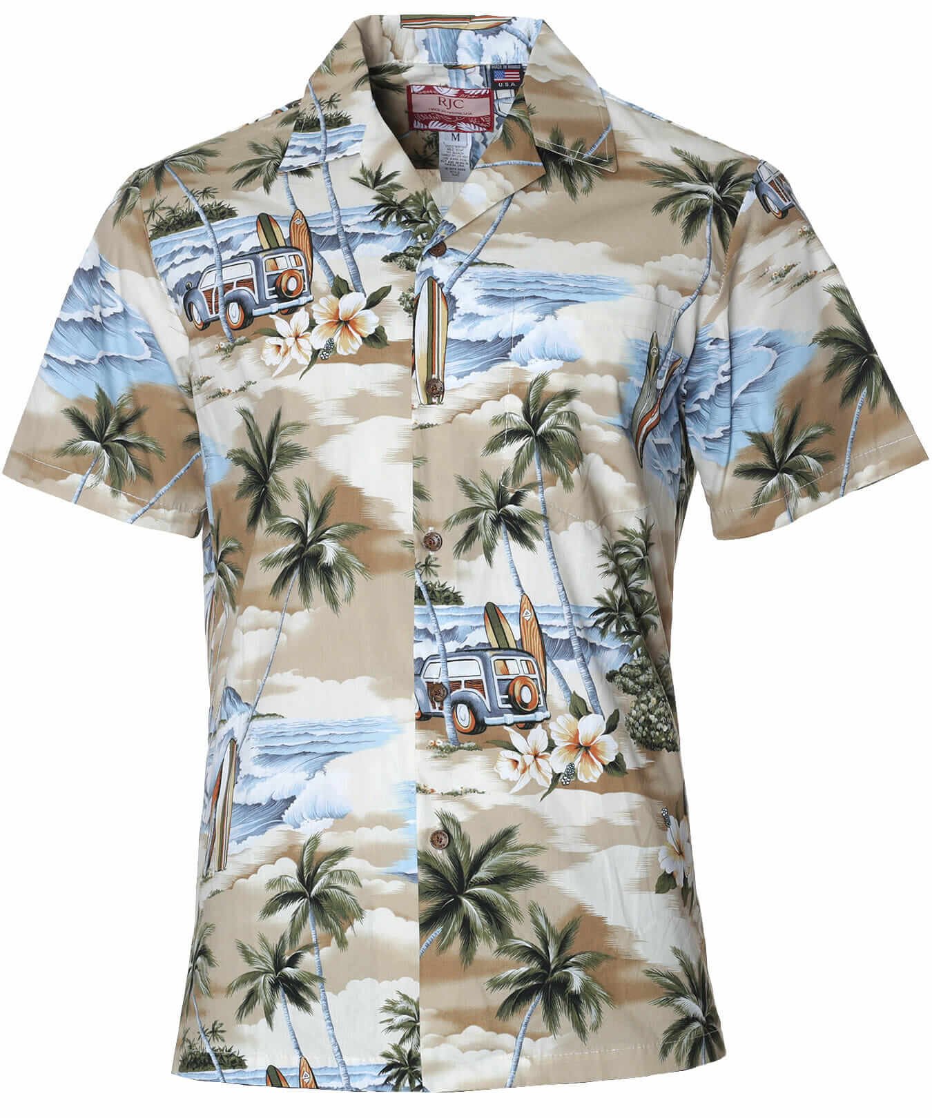 Aloha Woody Cotton Shirt Beige