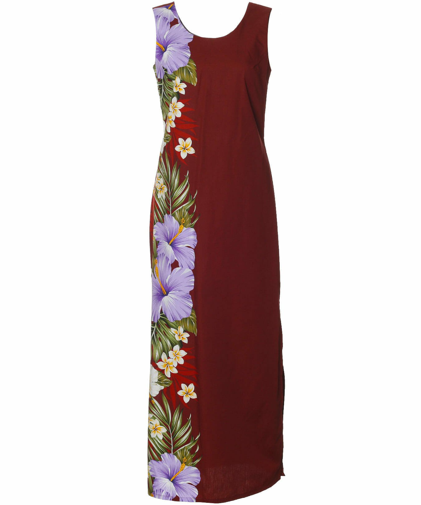 Long Maxi Cocktail Dress for Women Wine