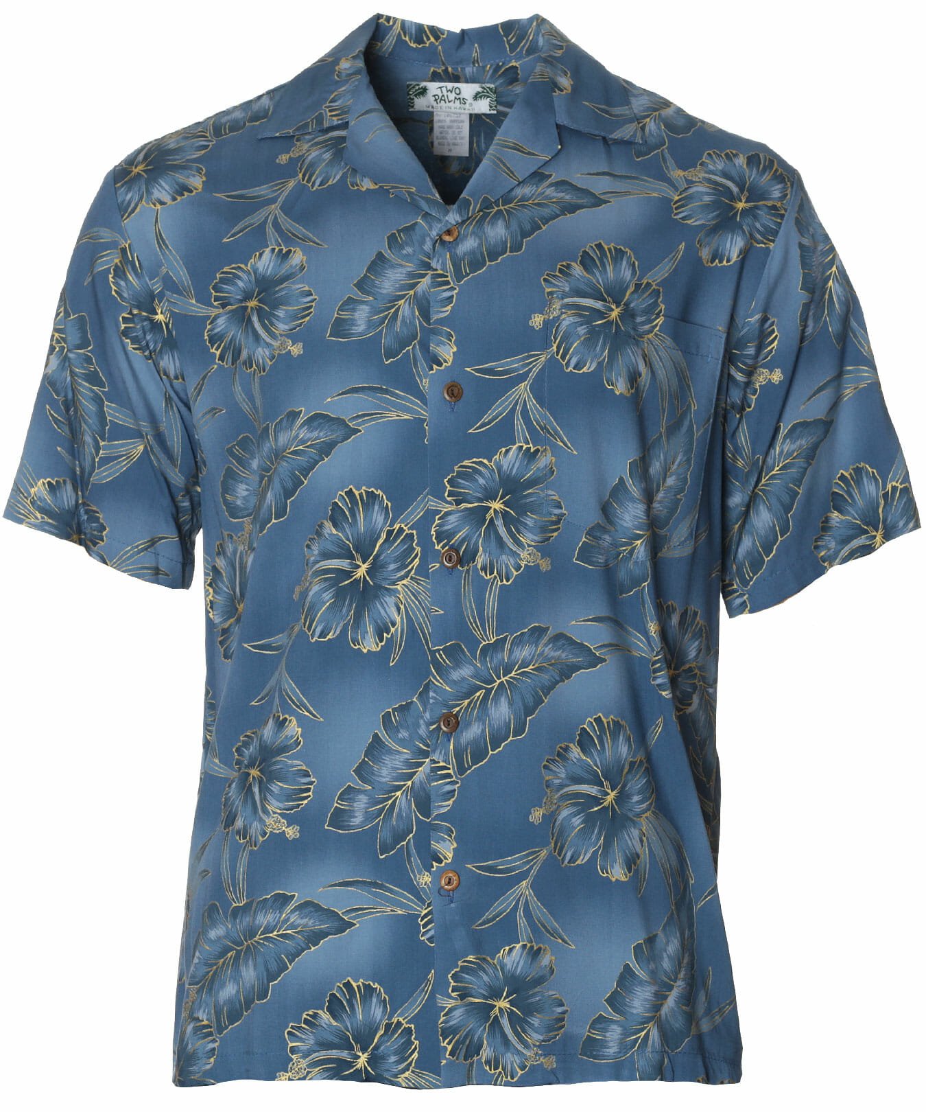 Kapalua Hawaiian Aloha Shirt Charcoal