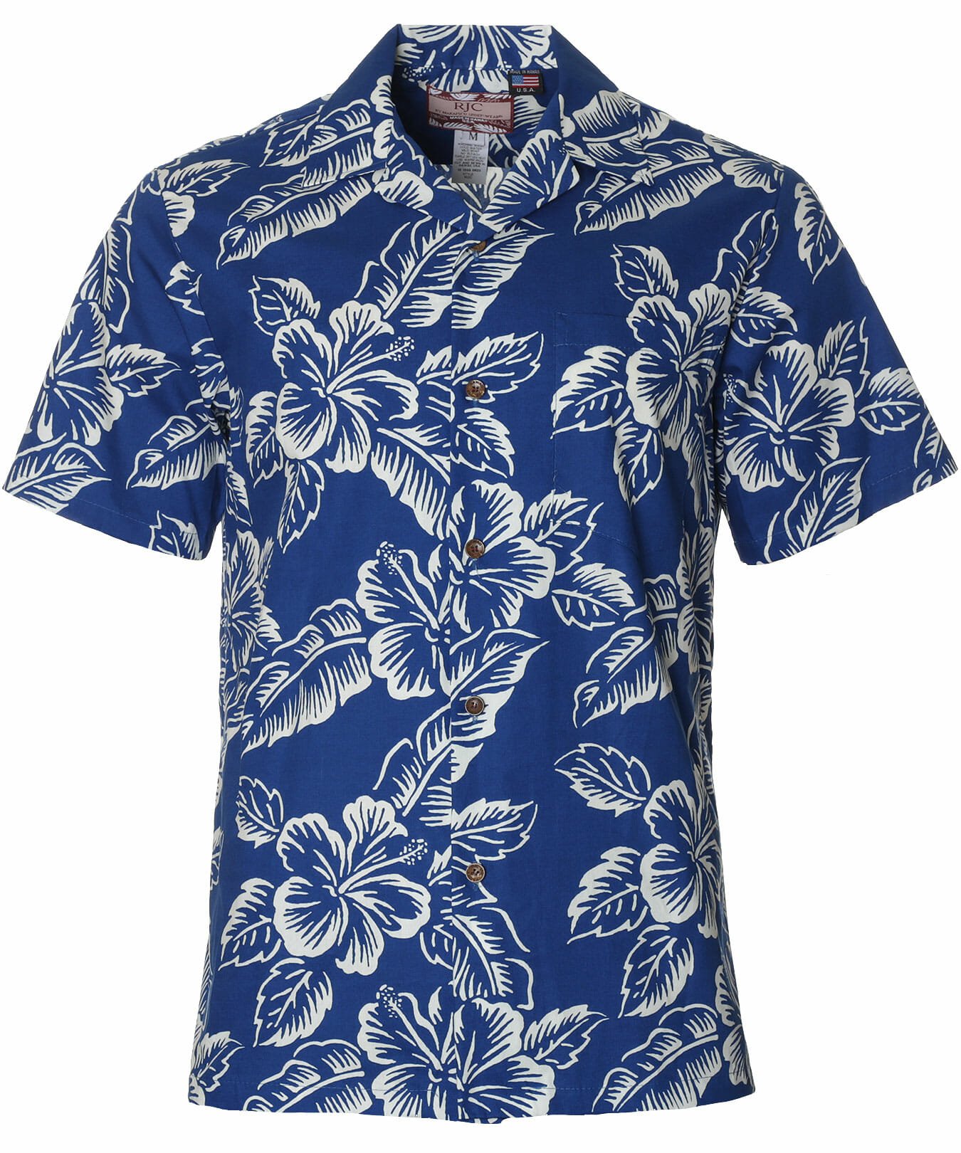 Palama Men's Aloha Shirts Navy