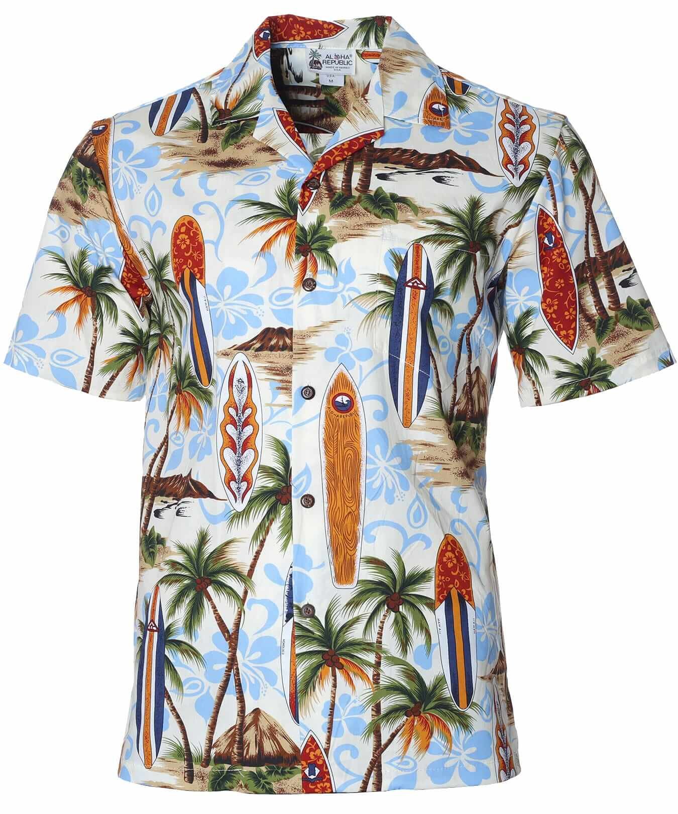 Waimea Long Boards Aloha Shirt