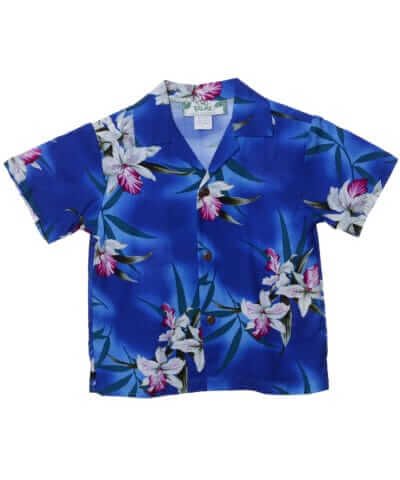Orchid Boy Rayon Aloha Shirt