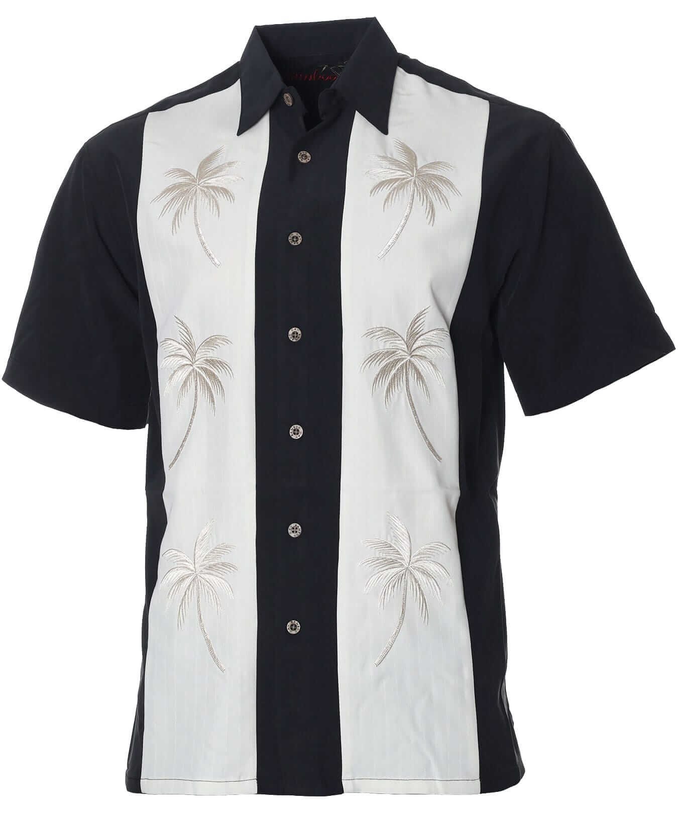 Elegant Shirt Bamboo Cay Black