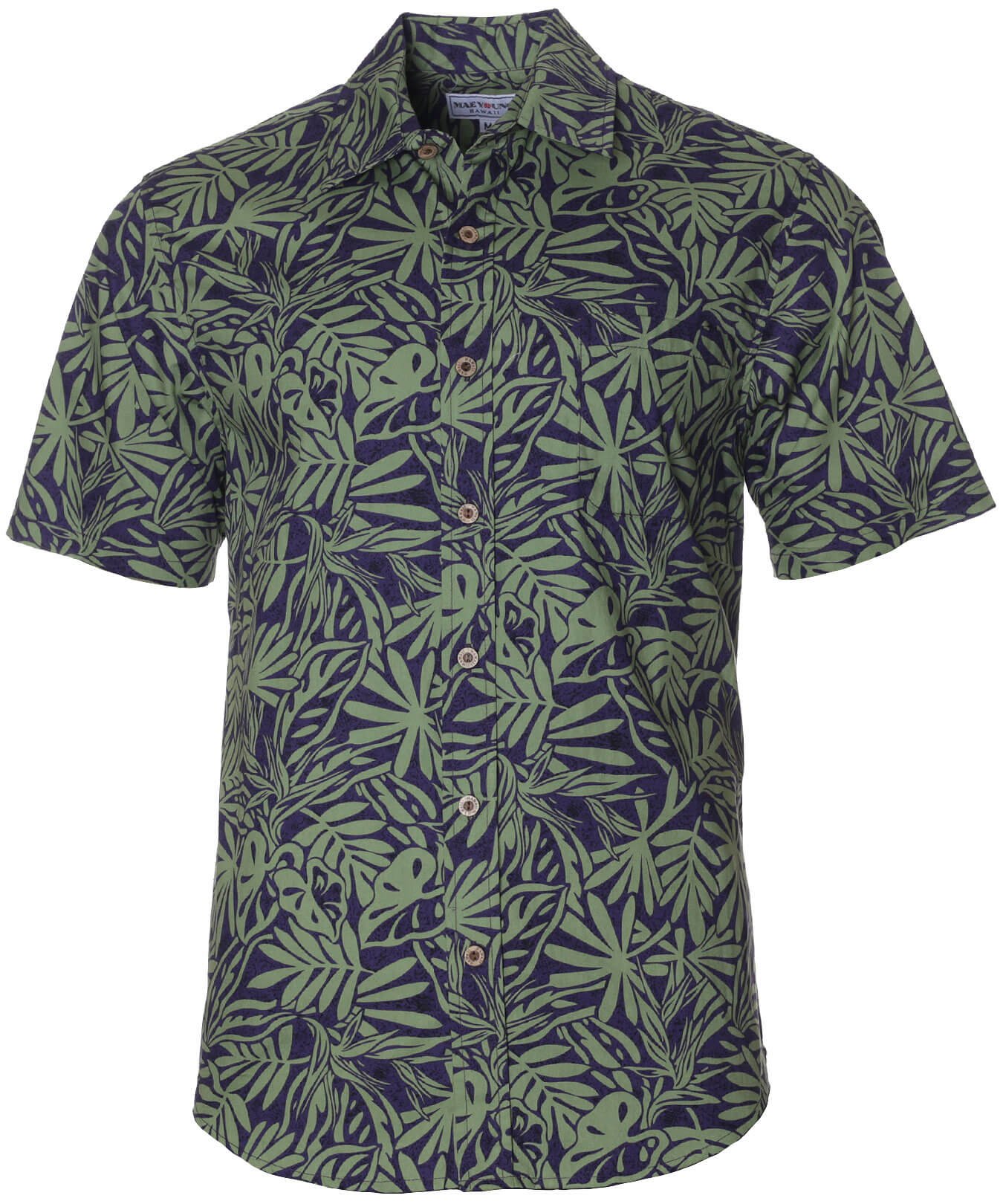 Forest Button-Up Collar Dress Hawaiian Shirt